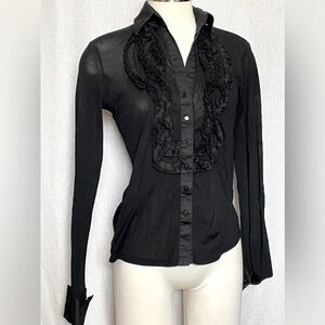 Etcetera button down top
